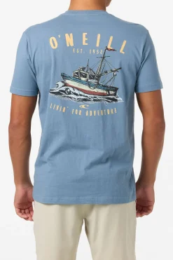 Adrift Standard Fit Tee - Blue Mirage | O'Neill