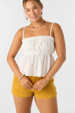 Alexia Sleeveless Top - White | O'Neill