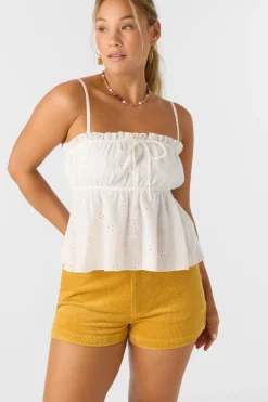 Alexia Sleeveless Top - White | O'Neill
