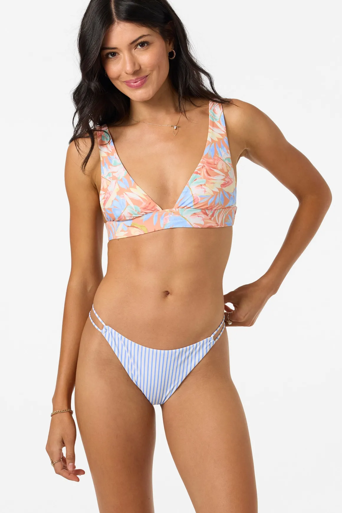 Almeria Tropical Cancun Bralette Top - Multi Clr | O'Neill