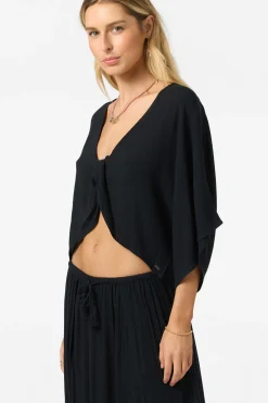 Anna Reversible Cover-Up Top - Black | O'Neill