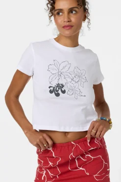 Ariah Hawaii Fitted Tee - White | O'Neill