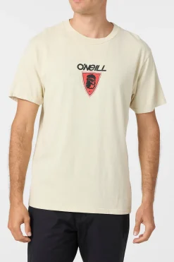 Askew Relaxed Fit Tee - Lt Khaki | O'Neill