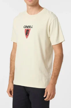 Askew Relaxed Fit Tee - Lt Khaki | O'Neill