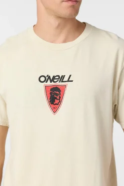 Askew Relaxed Fit Tee - Lt Khaki | O'Neill