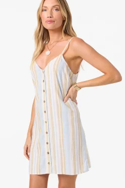 Atlee Stripe Mini Dress Short Dress - Tapioca | O'Neill