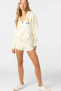 Atwood Palma Zip Hoody Zip Fleece - Winter White | O'Neill