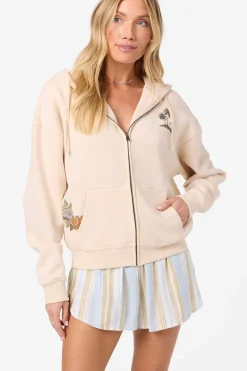 Atwood Zip Hoody Zip Fleece - Tapioca | O'Neill