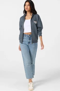 Atwood Zip Hoody Zip Fleece - Washed Slate | O'Neill