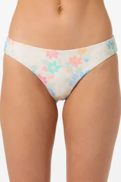 Bali Floral Comber Mid Rise Revo Medium Bottoms - Tapioca | O'Neill