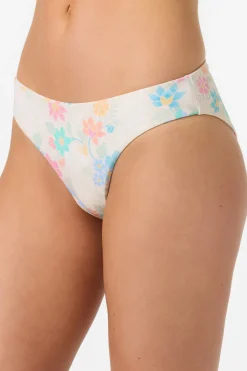 Bali Floral Comber Mid Rise Revo Medium Bottoms - Tapioca | O'Neill