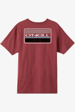 Banner Standard Fit Tee - Oxblood Red | O'Neill