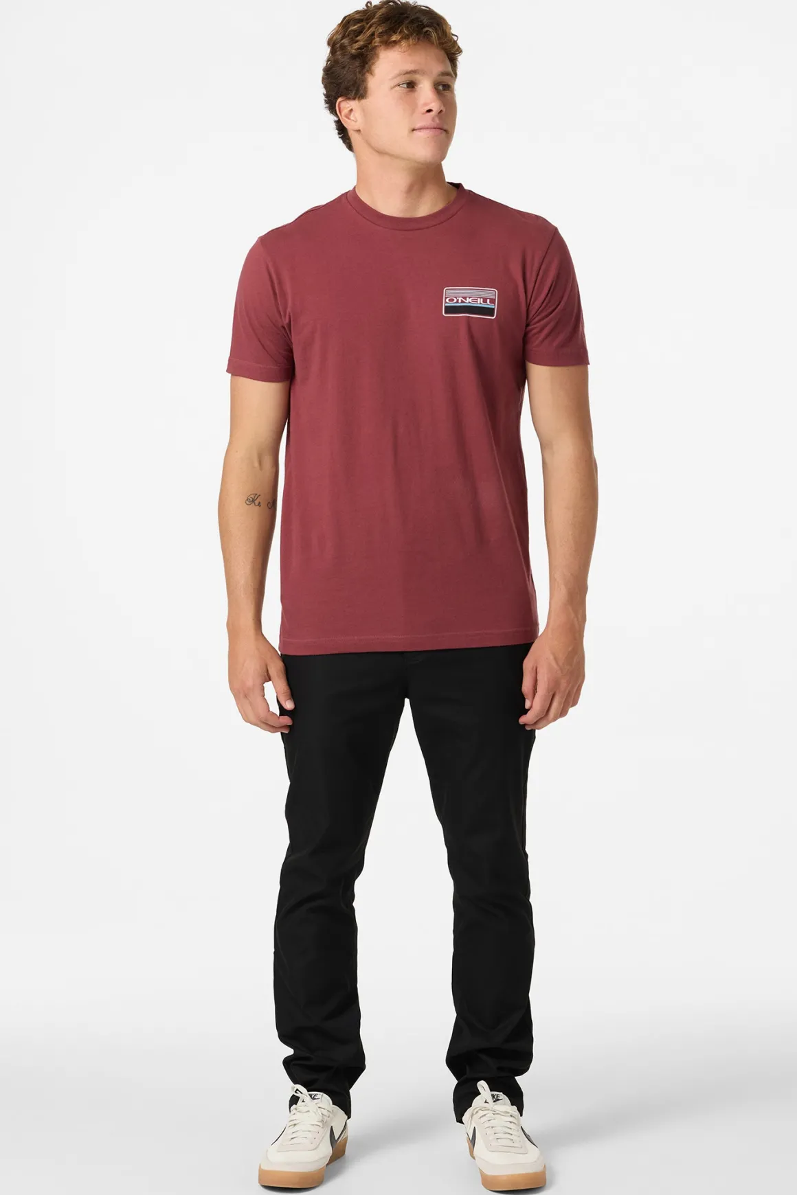 Banner Standard Fit Tee - Oxblood Red | O'Neill