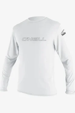 Basic Skins 50+ Long Sleeve Sun Shirt - White | O'Neill