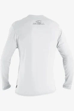 Basic Skins 50+ Long Sleeve Sun Shirt - White | O'Neill