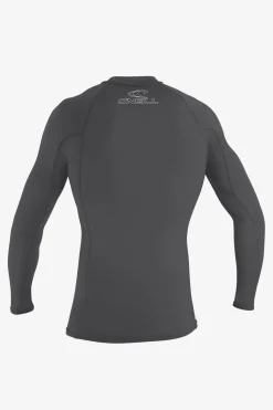 Basic Skins 50+ Long Sleeve Rashguard - Smoke | O'Neill