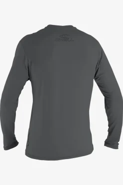 Basic Skins 50+ Long Sleeve Sun Shirt - Smoke | O'Neill