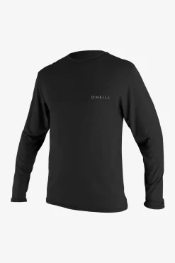 Basic Skins 30+ Long Sleeve Sun Shirt - Black | O'Neill