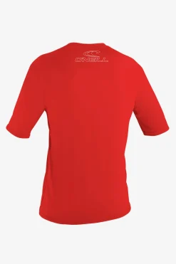 Basic Skins 50+ Sun Shirt - Red | O'Neill