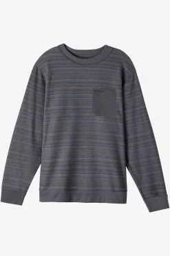Bavaro Blocked Crew Crew Neck Fleece - Graphite | O'Neill