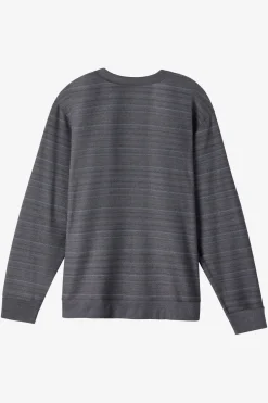 Bavaro Blocked Crew Crew Neck Fleece - Graphite | O'Neill