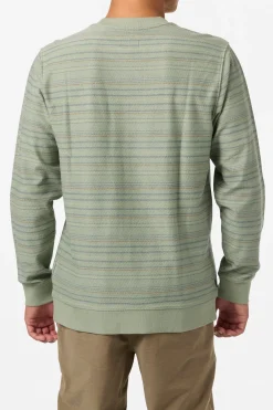 Bavaro Blocked Crew Crew Neck Fleece - Sage | O'Neill