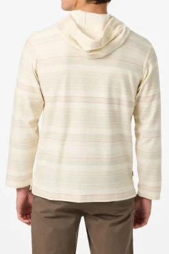 Bavaro Stripe Poncho Pullover Fleece - Cream | O'Neill
