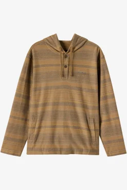 Bavaro Stripe Poncho Pullover Fleece - Khaki | O'Neill
