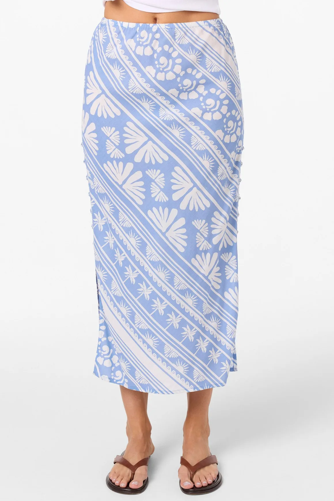 Bellamy Abstract Skirt Midi Skirts - Azurine | O'Neill