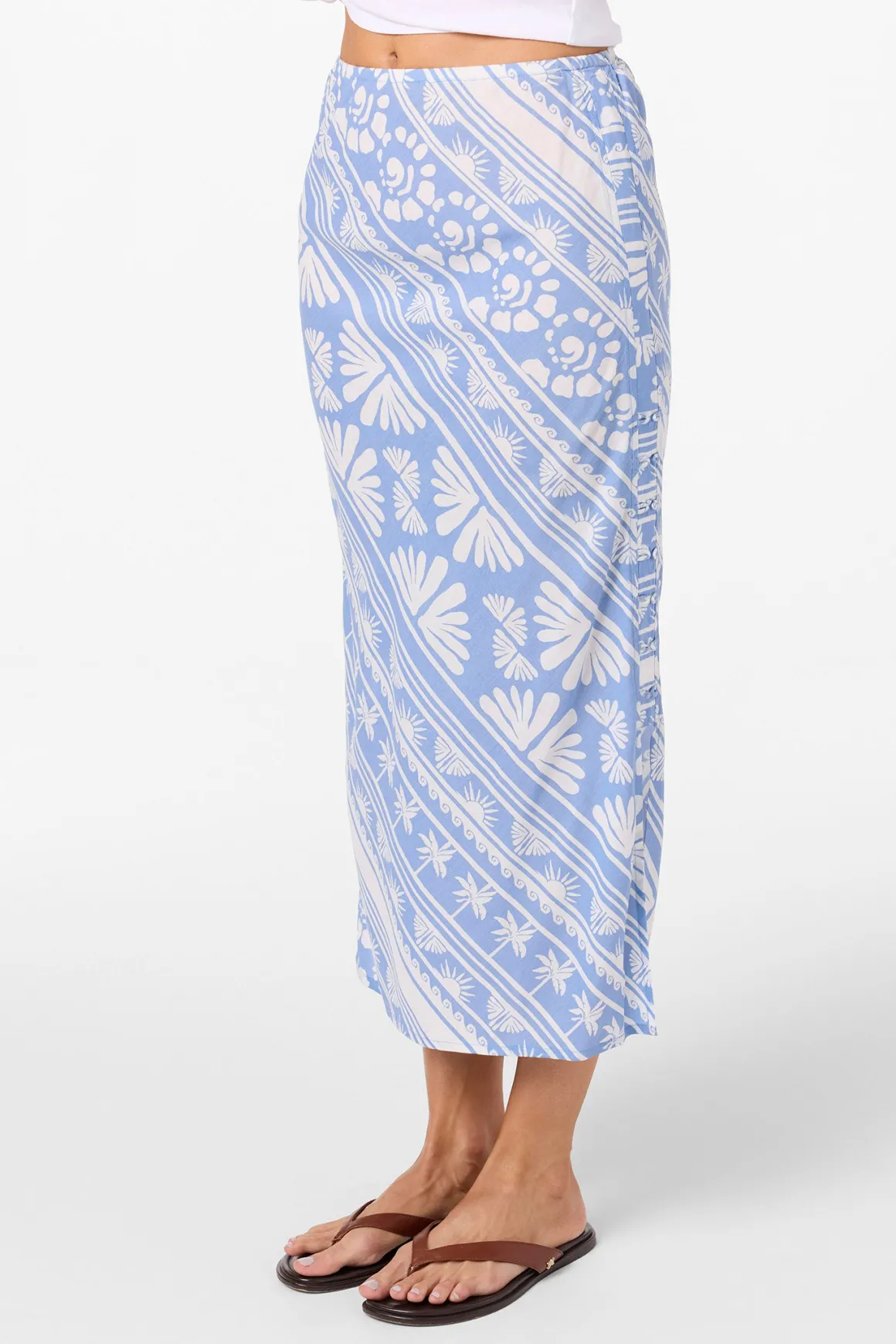 Bellamy Abstract Skirt Midi Skirts - Azurine | O'Neill