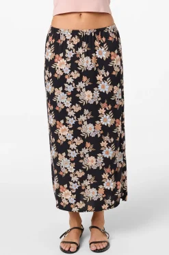 Bellamy Bali Floral Midi Skirt