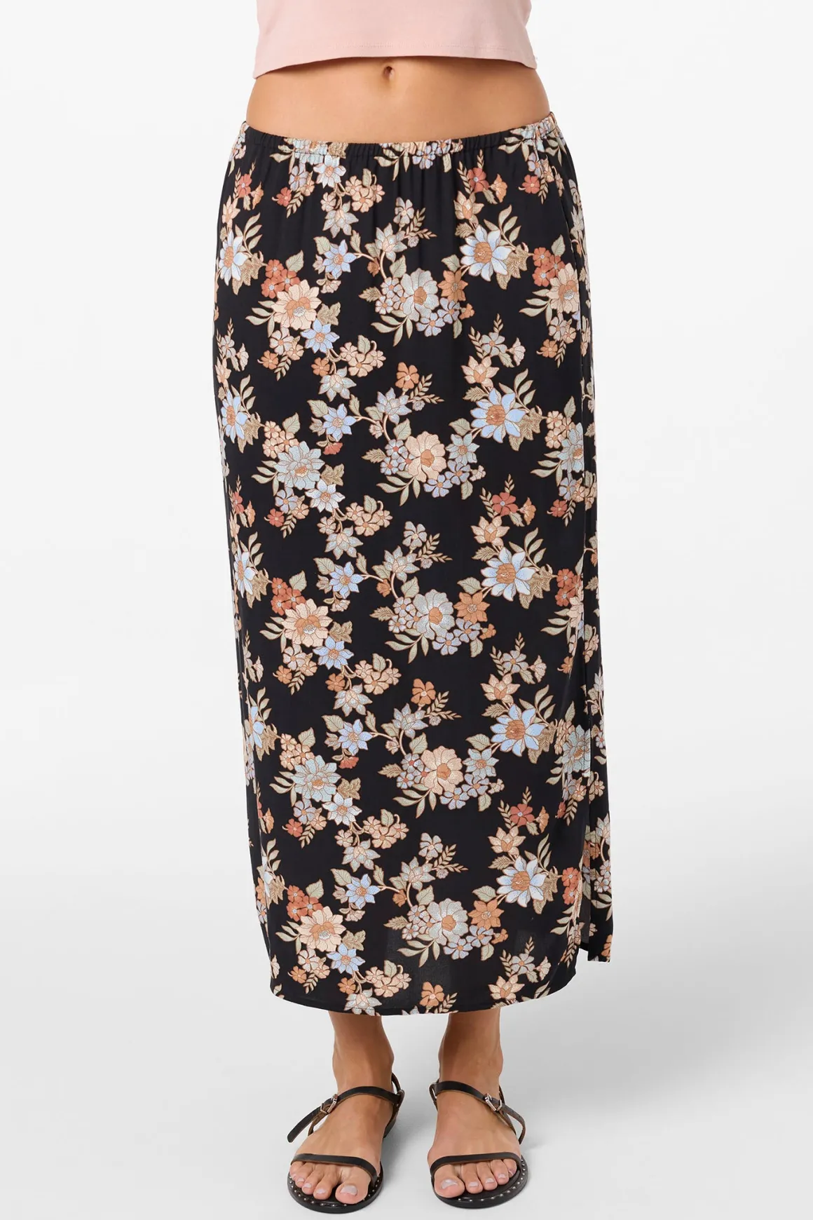 Bellamy Bali Floral Midi Skirt
