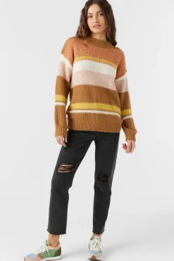 Billie Long Sleeve Sweater - Tobacc Brw | O'Neill