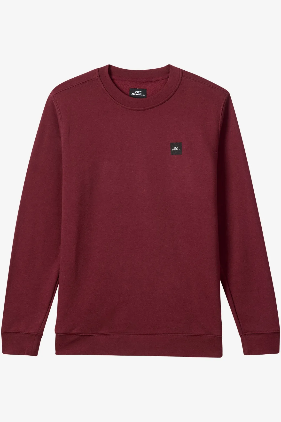 Blocked Out Crew Crew Neck Fleece - Burgundy | O'Neill