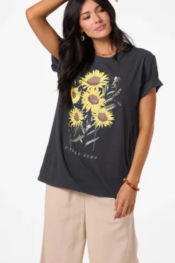 Botanic Blossom Tee - Washed Black | O'Neill