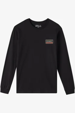 Boy's Banner Long Sleeve Tee - Black | O'Neill