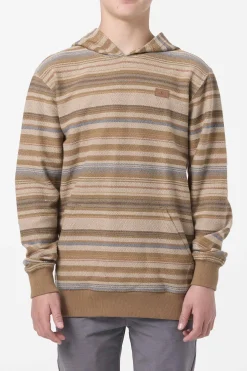 Boy's Bavaro Stripe Pullover - Dark Khaki | O'Neill
