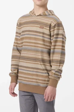 Boy's Bavaro Stripe Pullover - Dark Khaki | O'Neill