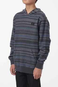 Boy's Bavaro Stripe Pullover - Black | O'Neill
