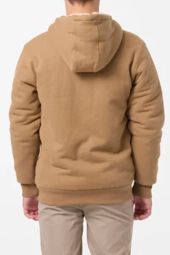 Boy's Fifty Two High Pile Zip Zip Fleece - Dark Khaki | O'Neill