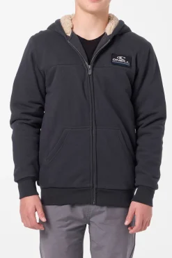 Boy's Fifty Two High Pile Zip Zip Fleece - Phantom | O'Neill