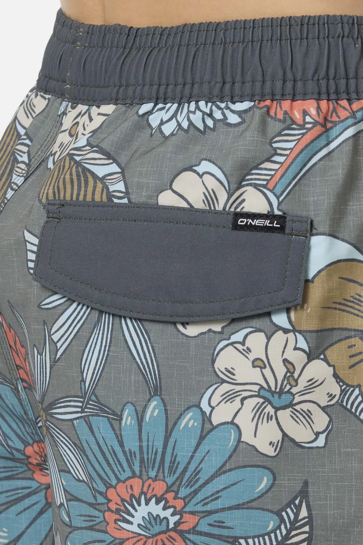 Boy's Hermosa Elastic Waist Lined 16" Swim Trunks Trunks - Mulled Basil | O'Neill