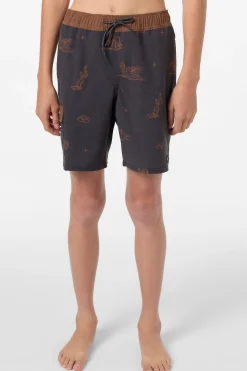 Boy's Hermosa Retro 16" Swim Trunks Trunks - Phantom | O'Neill