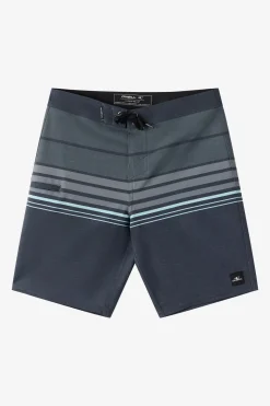 Boy's Hyperfreak Heat Stripe 17" Boardshorts - Phantom | O'Neill