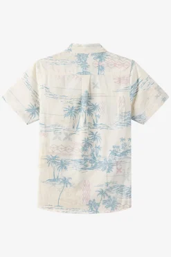 Boy's Oasis Standard Fit Shirt - Cream | O'Neill