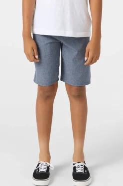 Boy's Reserve Heather 18" Hybrid Shorts - Heather Navy | O'Neill