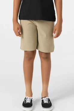 Boy's Reserve Heather 18" Hybrid Shorts - Hthr Khaki | O'Neill