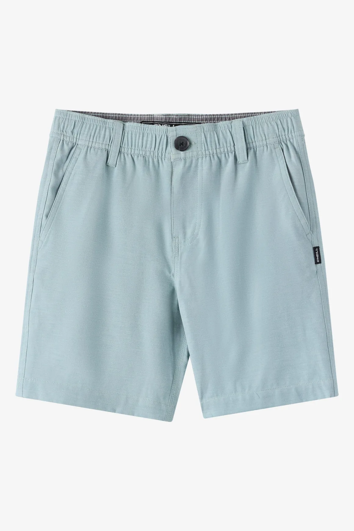 Boy's Reserve Light Check Elastic Waist 16"'' Hybrid Shorts - Stone Blue | O'Neill
