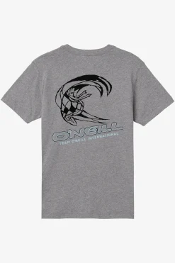 Boy's Team Spike Tee - Heather Grey | O'Neill