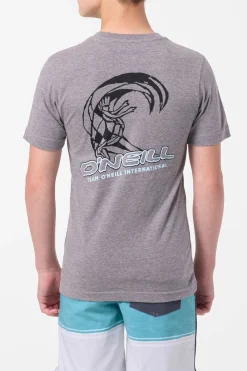 Boy's Team Spike Tee - Heather Grey | O'Neill